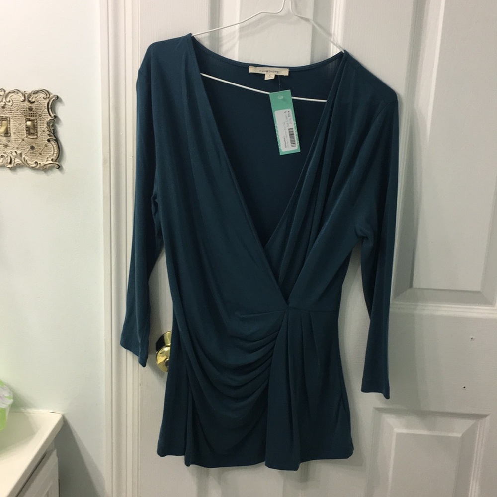 41 Hawthorn crossfront knit top